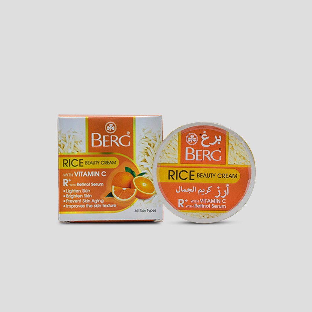 BERG Rice Beauty Cream – Vitamin C (With Retinol Serum)