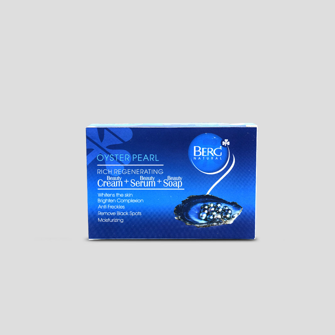 BERG Oyster Pearl – Rich Regenerating Beauty Cream + Serum + Soap