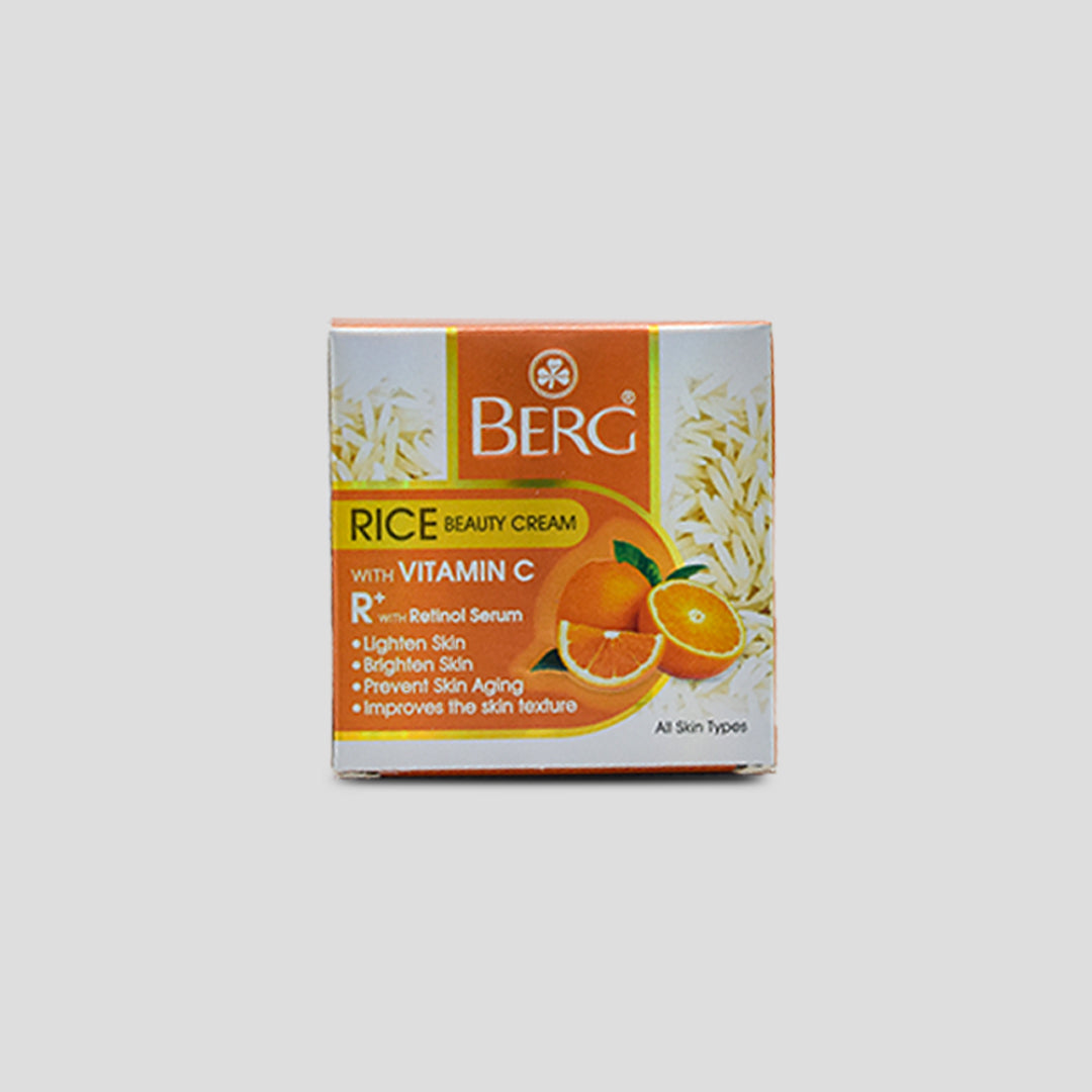 BERG Rice Beauty Cream – Vitamin C (With Retinol Serum)