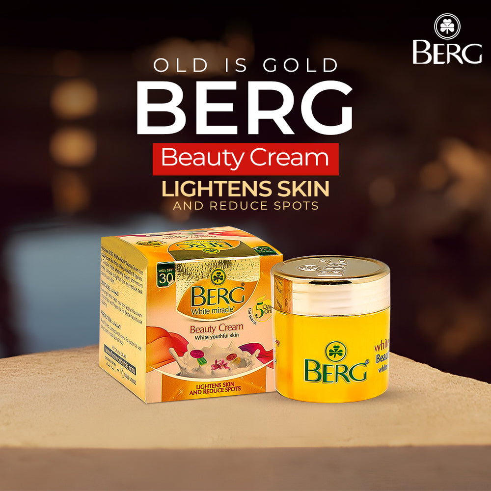 Berg Beauty Cream – Lightens Skin and Reduces Spots (25g)
