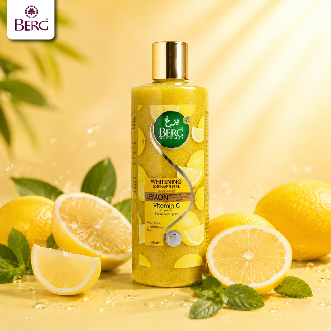 BERG Natural Whitening Lemon Shower Gel with Vitamin C (500ml)